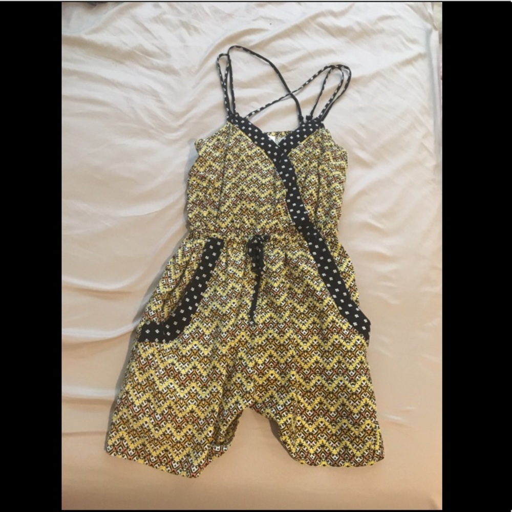 Yellow romper
